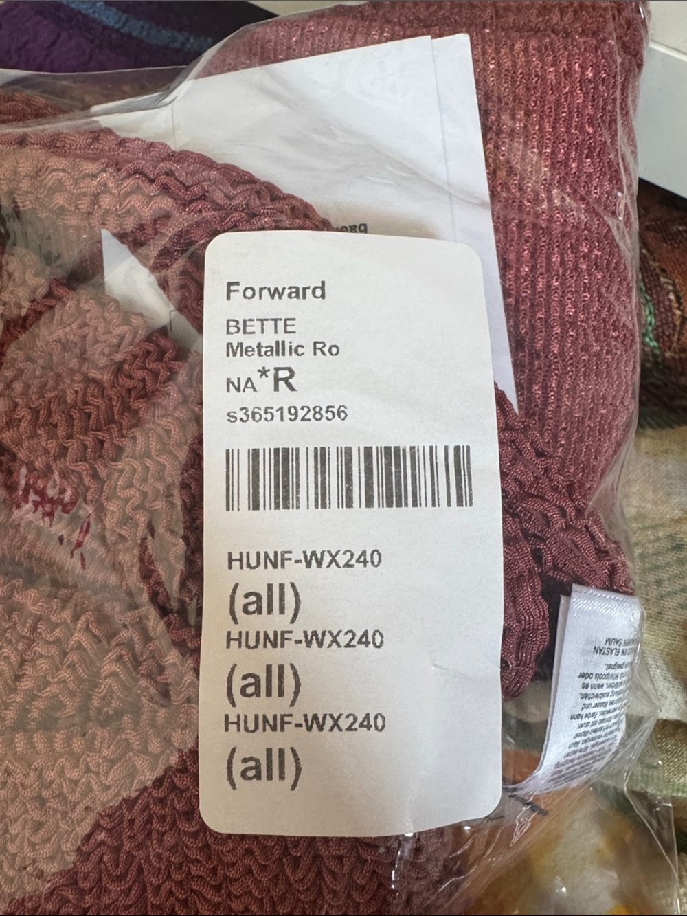 Hunza G Bette metallic rose One-Piece Swimsuit NWT - Picture 13 of 13